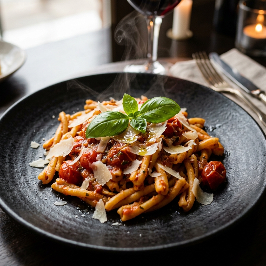 Plated Pasta Dish